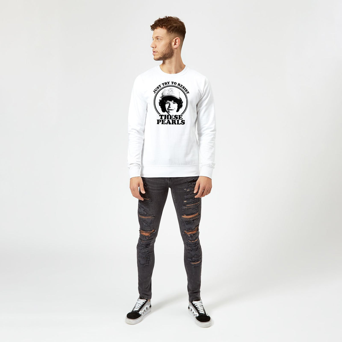 Stranger Things Dustin's Pearls Sweatshirt