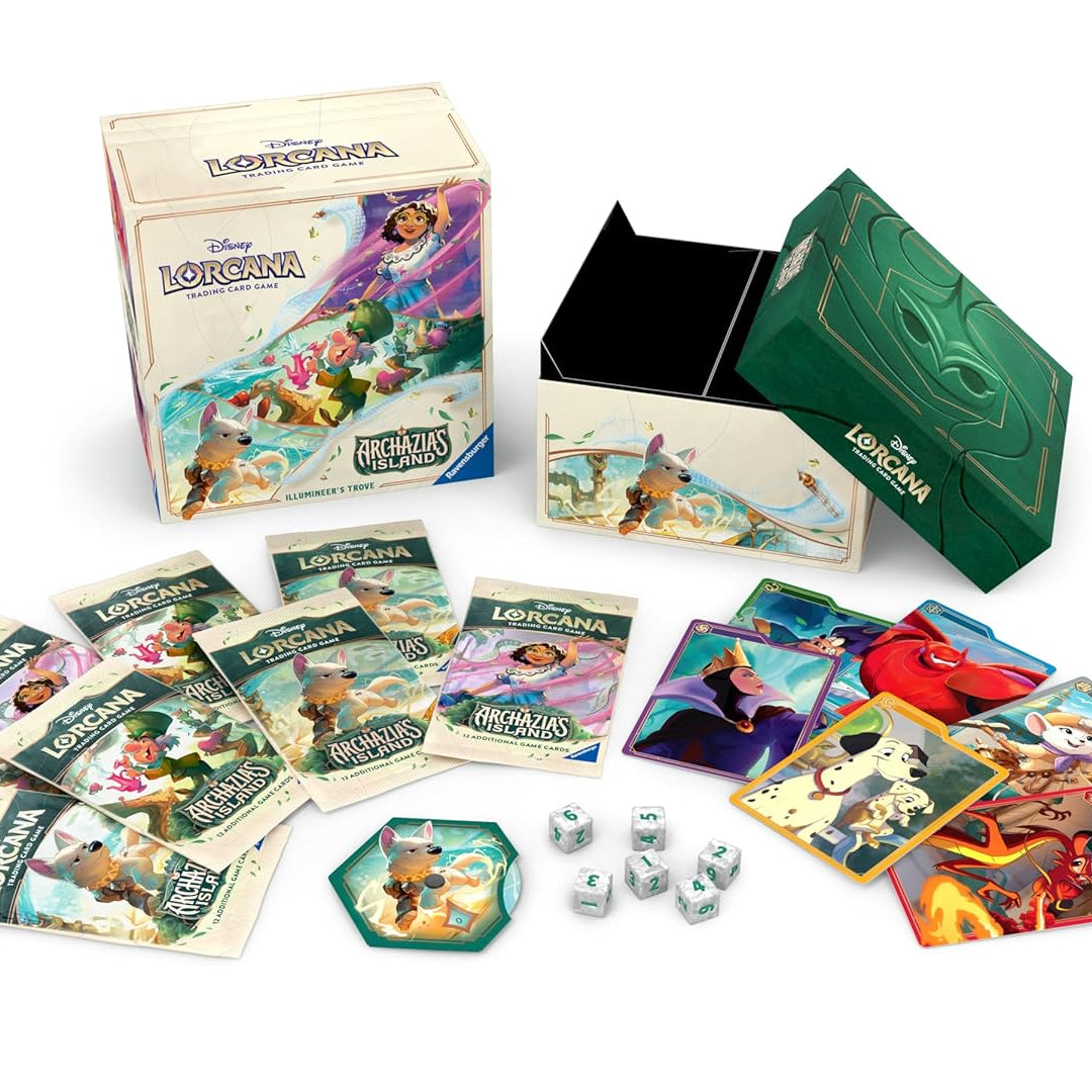 Disney Lorcana TCG Archazia's Island llumineer's Trove English Edition