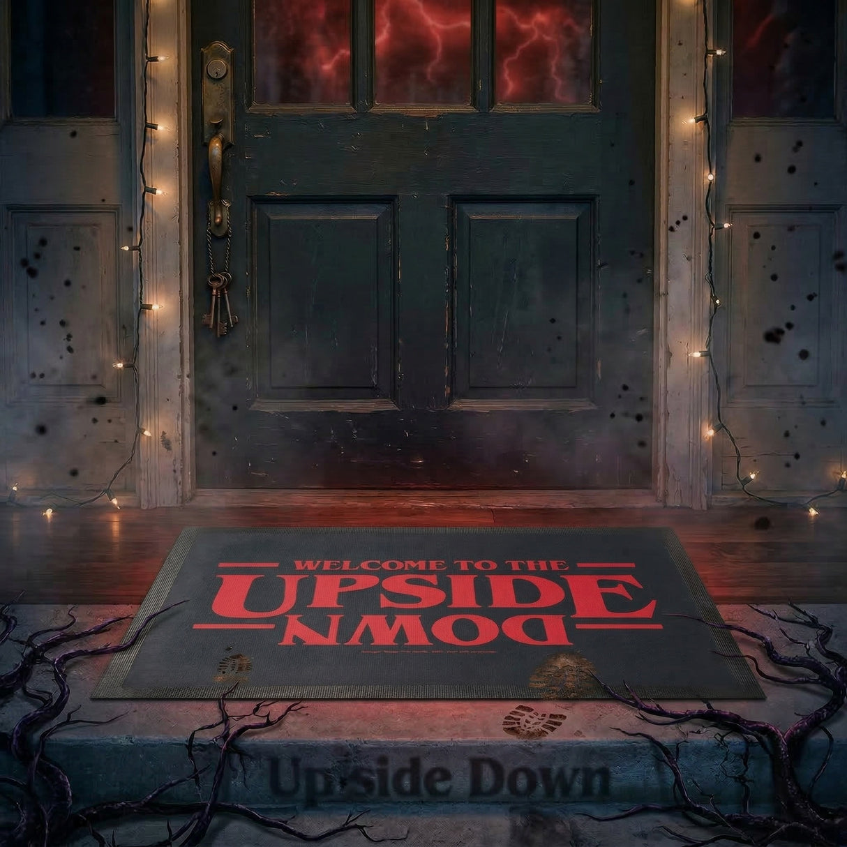 Stranger Things Welcome To The Upside Down Entrance Mat