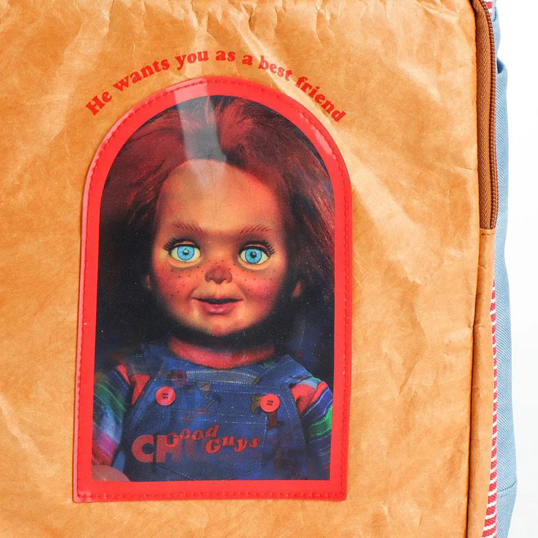 Chucky Faux Leather Casual Fashion Backpack