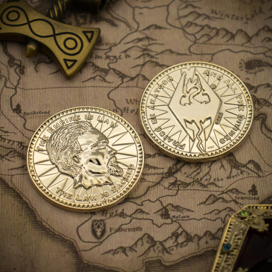 The Elder Scrolls Septim Coin Misty Gold Edition