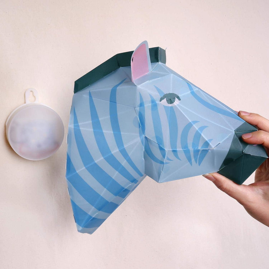 Make Your Own Zebra Head Light