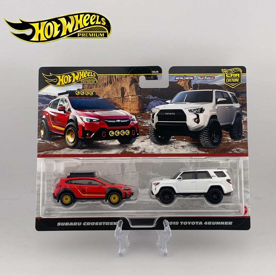 Hot Wheels Premium 2-Pack 2025 Mix 3 Subaru Crosstrek & 18 Toyota 4Runner