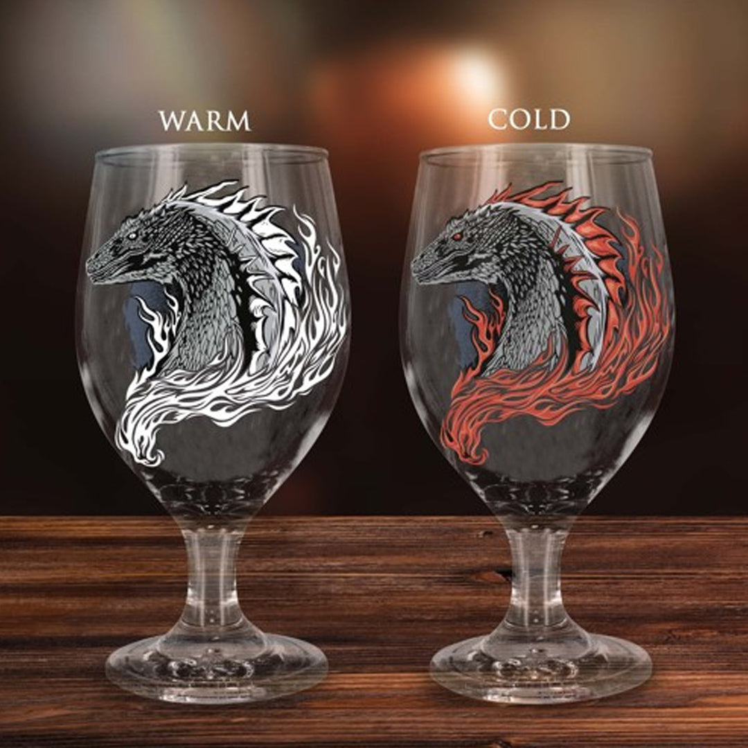 House of The Dragon Colour Changing Glass Goblet