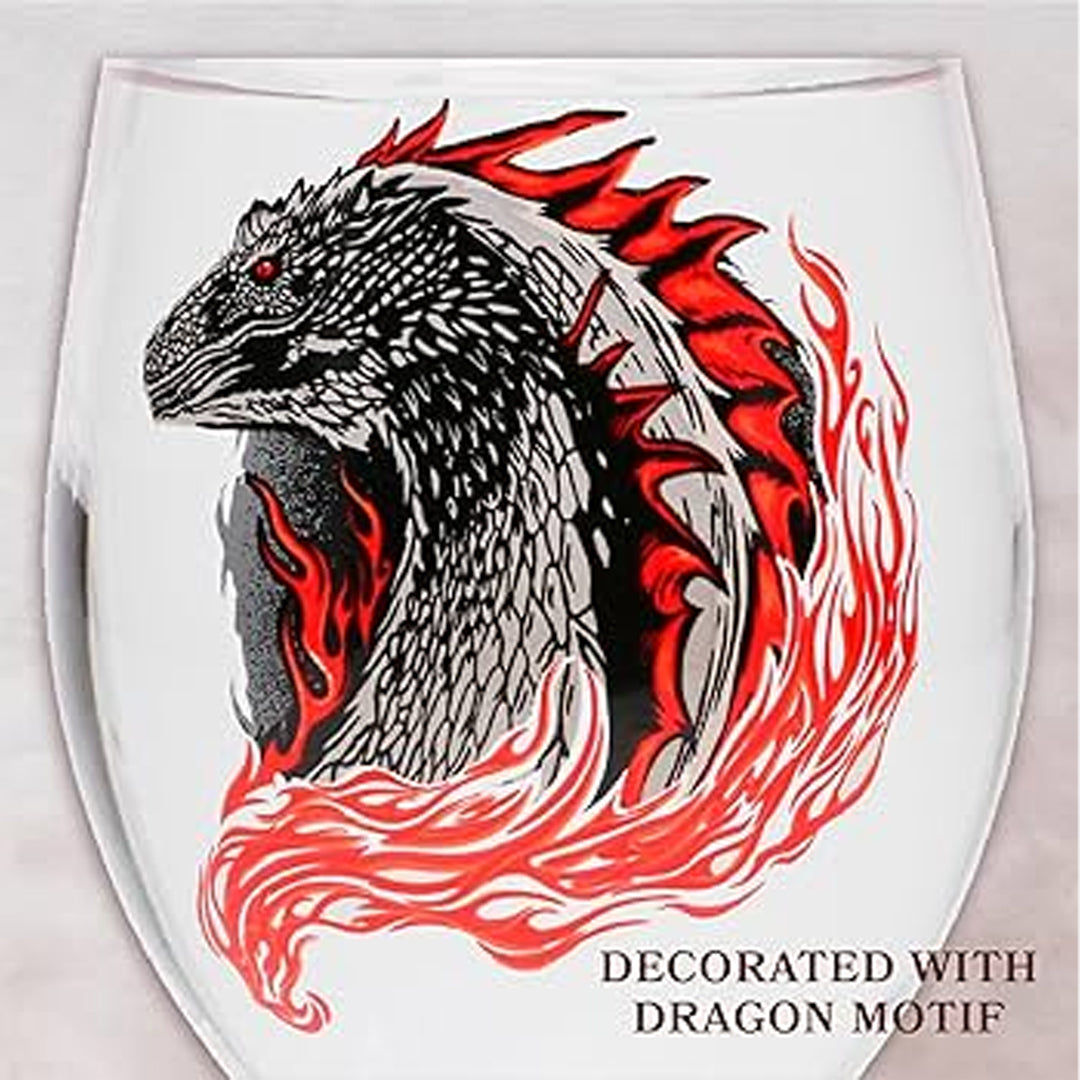 House of The Dragon Colour Changing Glass Goblet