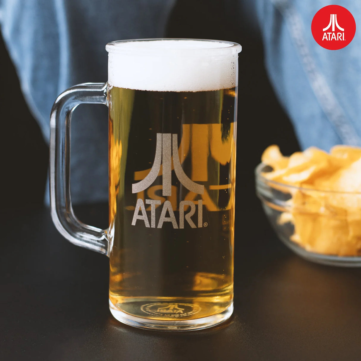 NEW Official Atari Beer Glass - 1 Pint 600ml