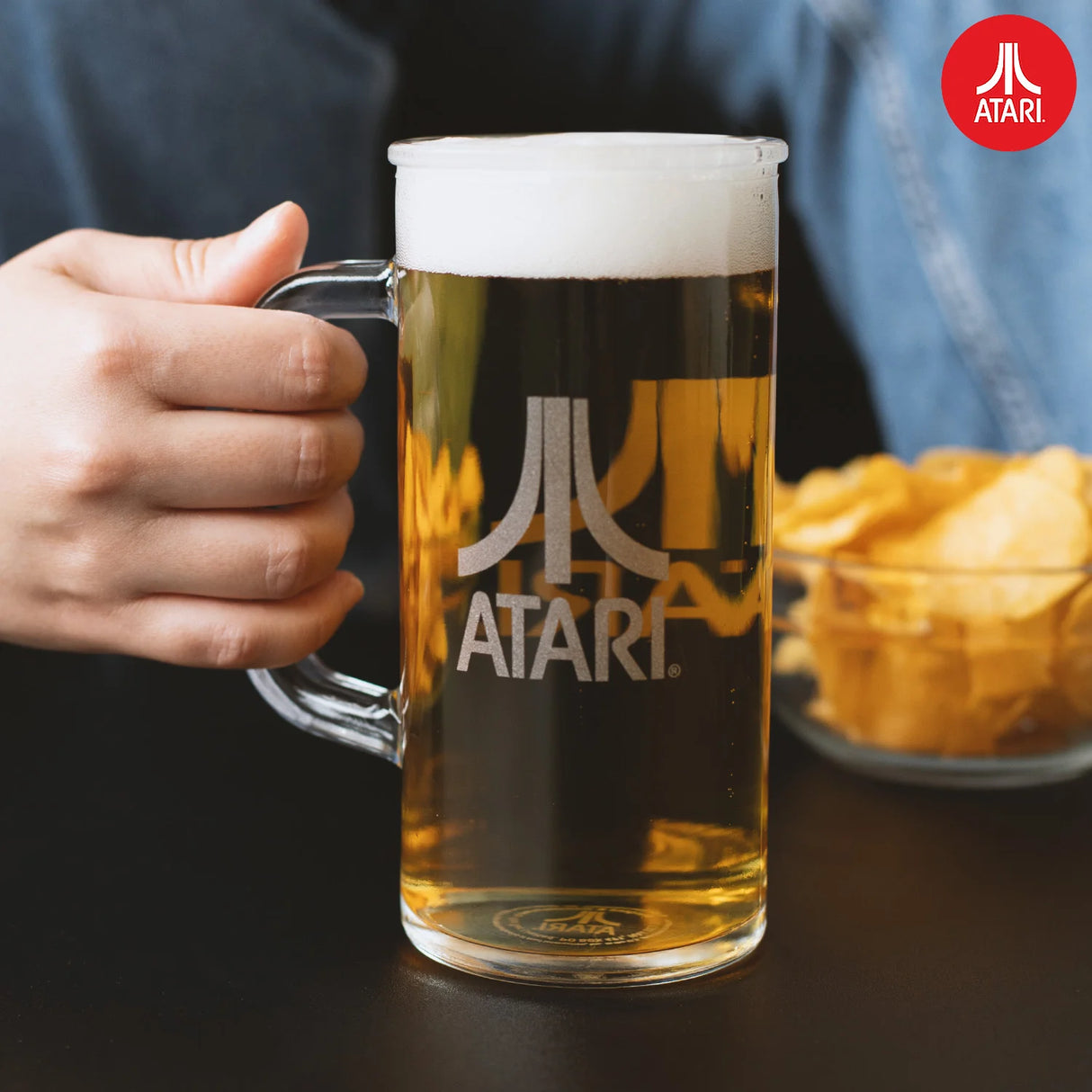 NEW Official Atari Beer Glass - 1 Pint 600ml