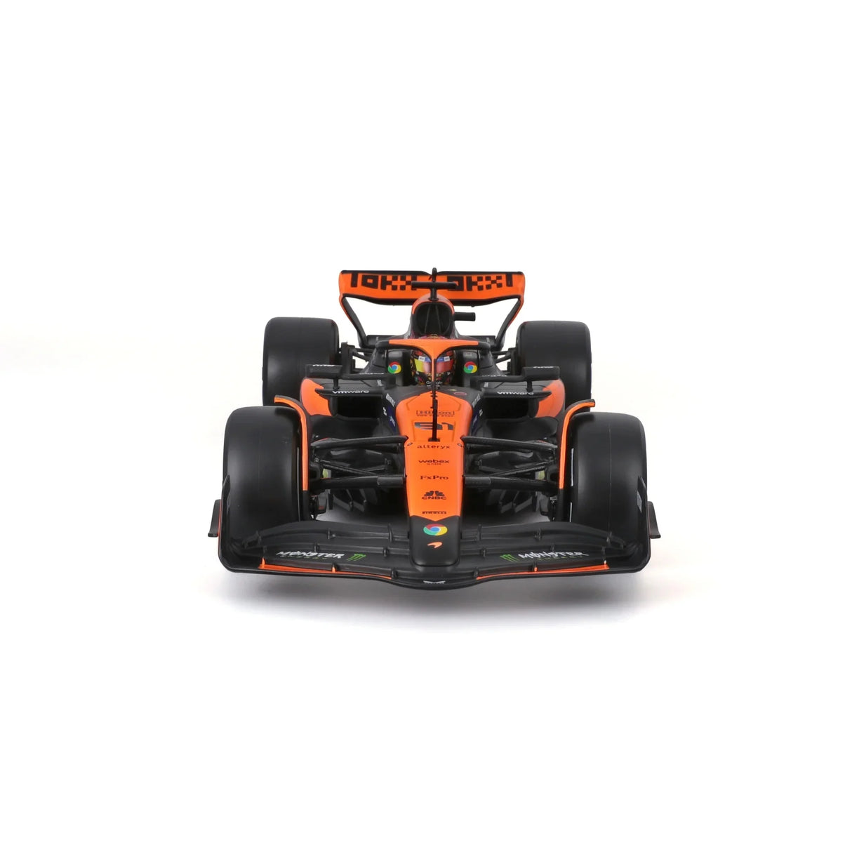 Bburago F1 Mclaren MCL38 2024 With Piastri Helmet 1:24 Scale Model