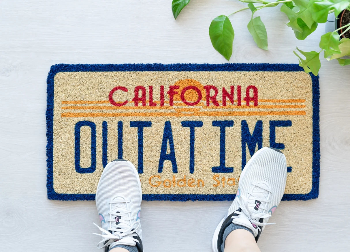 Back To The Future Door Mat