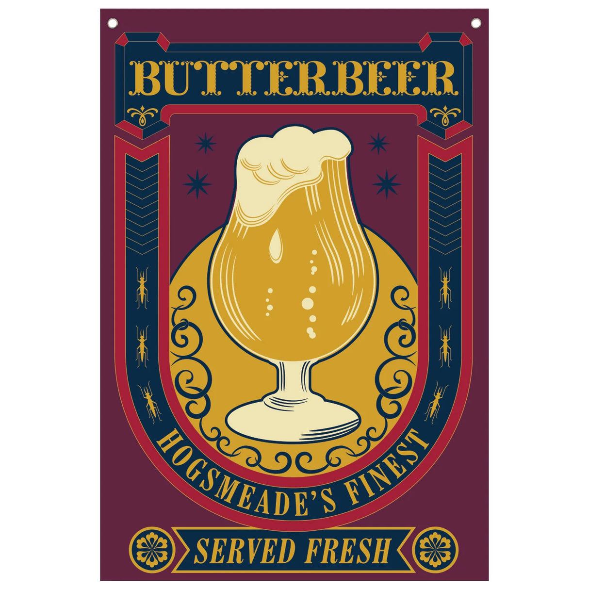 Harry Potter Butterbeer Wall Banner