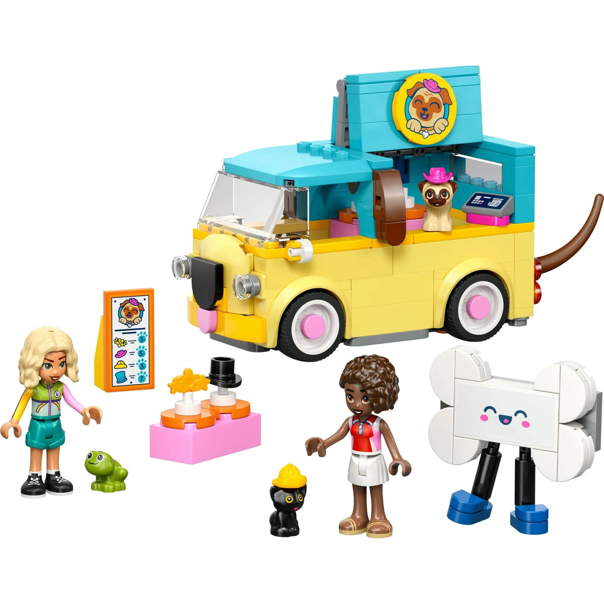LEGO Friends Pet Accessories Van Toy with Pet Figures 42678