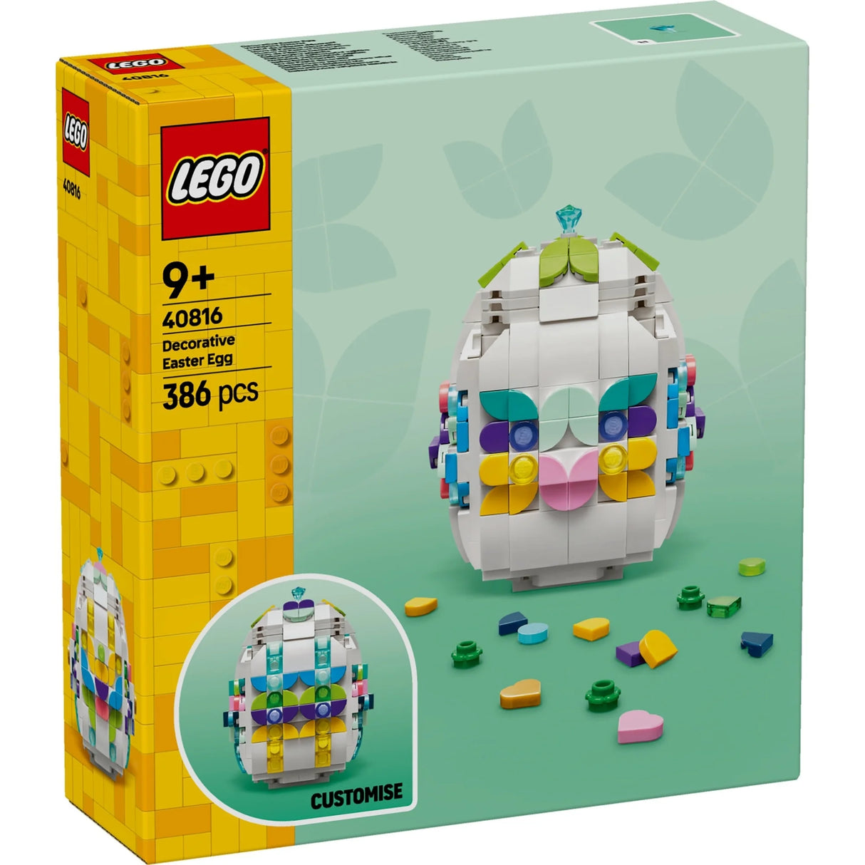 LEGO Decorative Easter Egg Toy Arts and Crafts Gift 40816