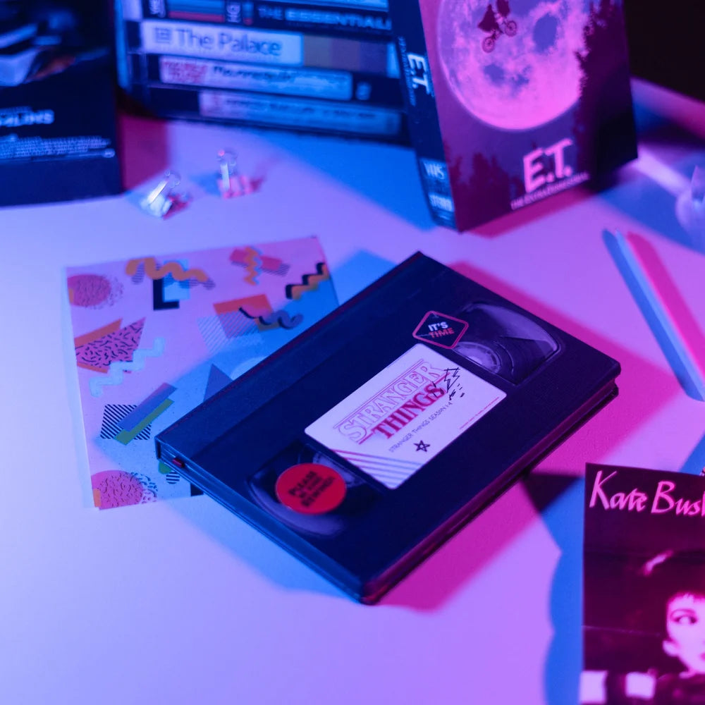 Stranger Things VHS Premium A5 Notebook