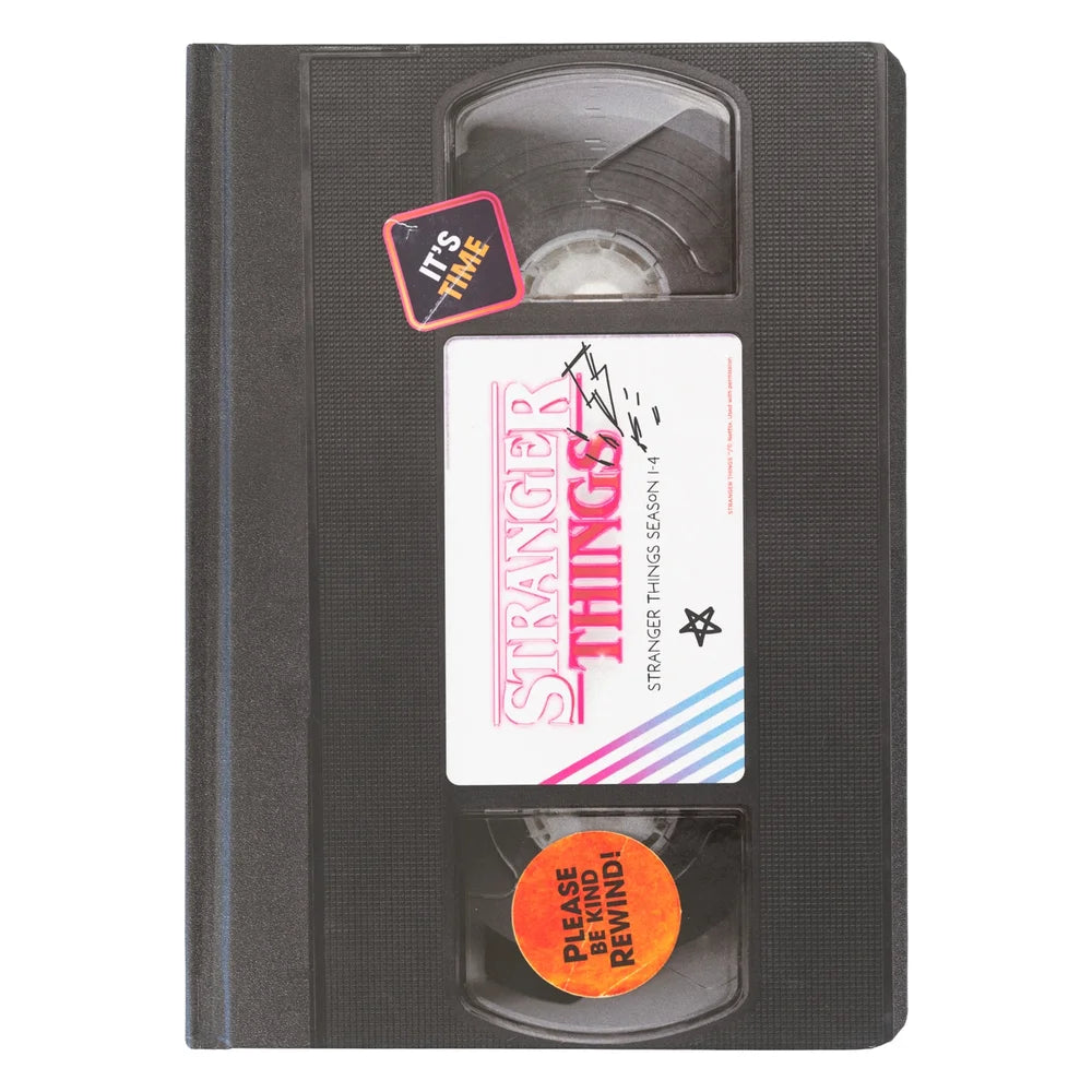 Stranger Things VHS Premium A5 Notebook