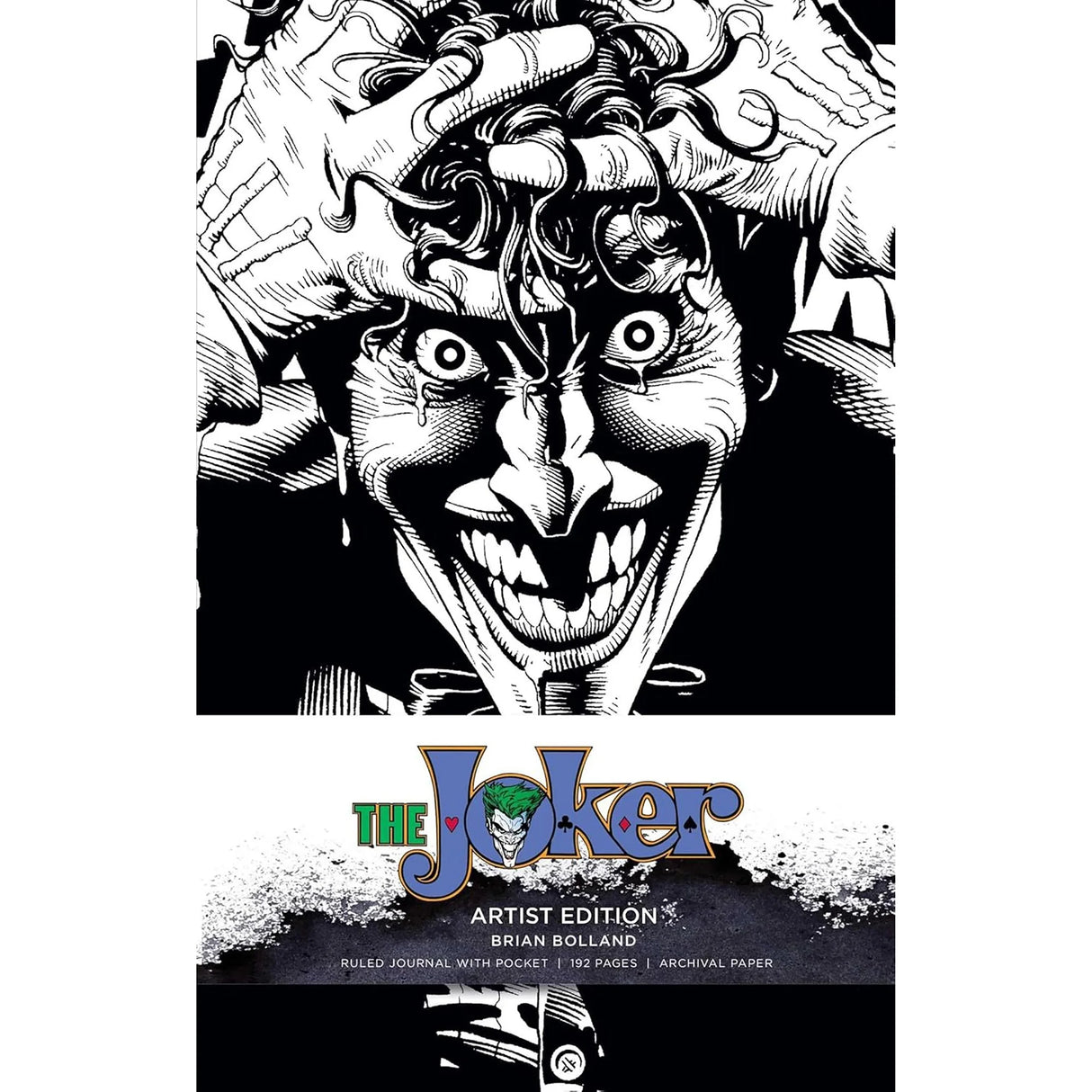 DC Comics Joker Hardcover Ruled Journal Artist Edition