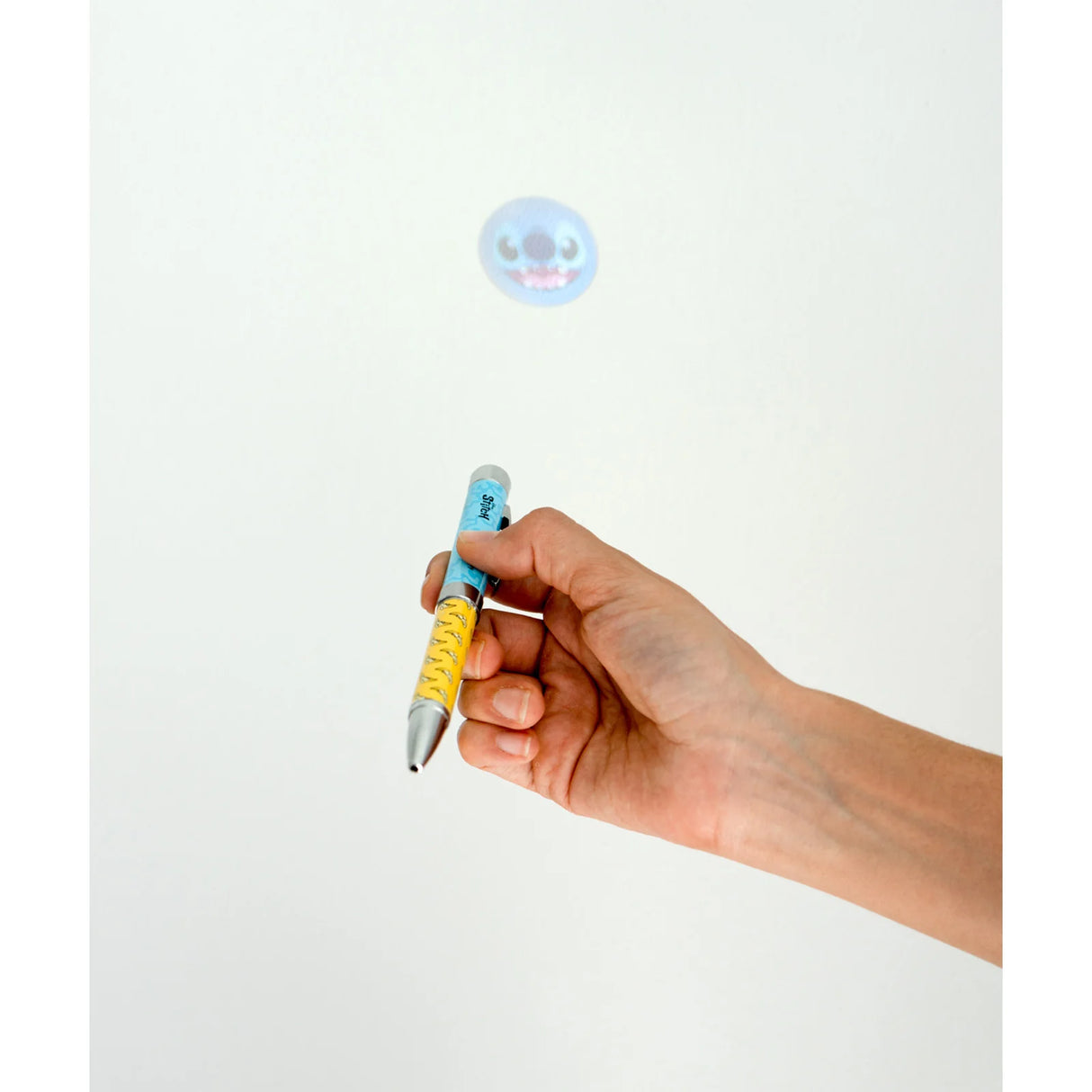 Disney Stitch Tropical A5 Premium Plush Cover Notebook With Projector Pen