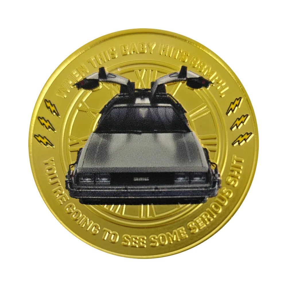 Back To The Future Collectable Coin 40th Anniversary Limited Edition