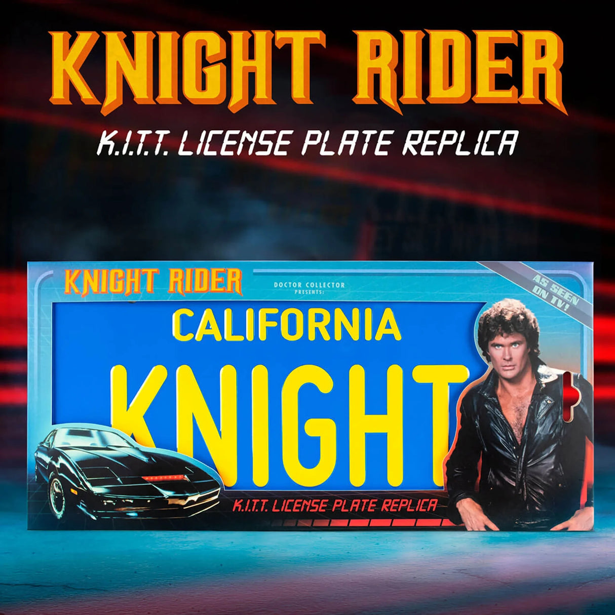 Doctor Collector Knight Rider License Plate