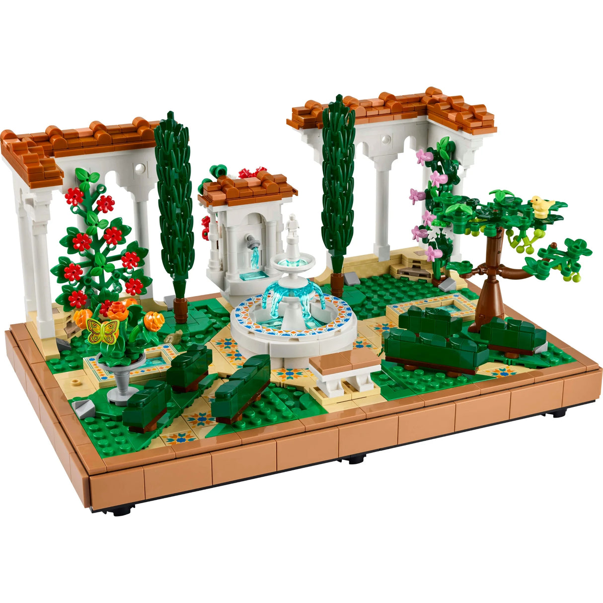 LEGO Icons Fountain Garden Home and Office Decor, Building Set for Adults 10359