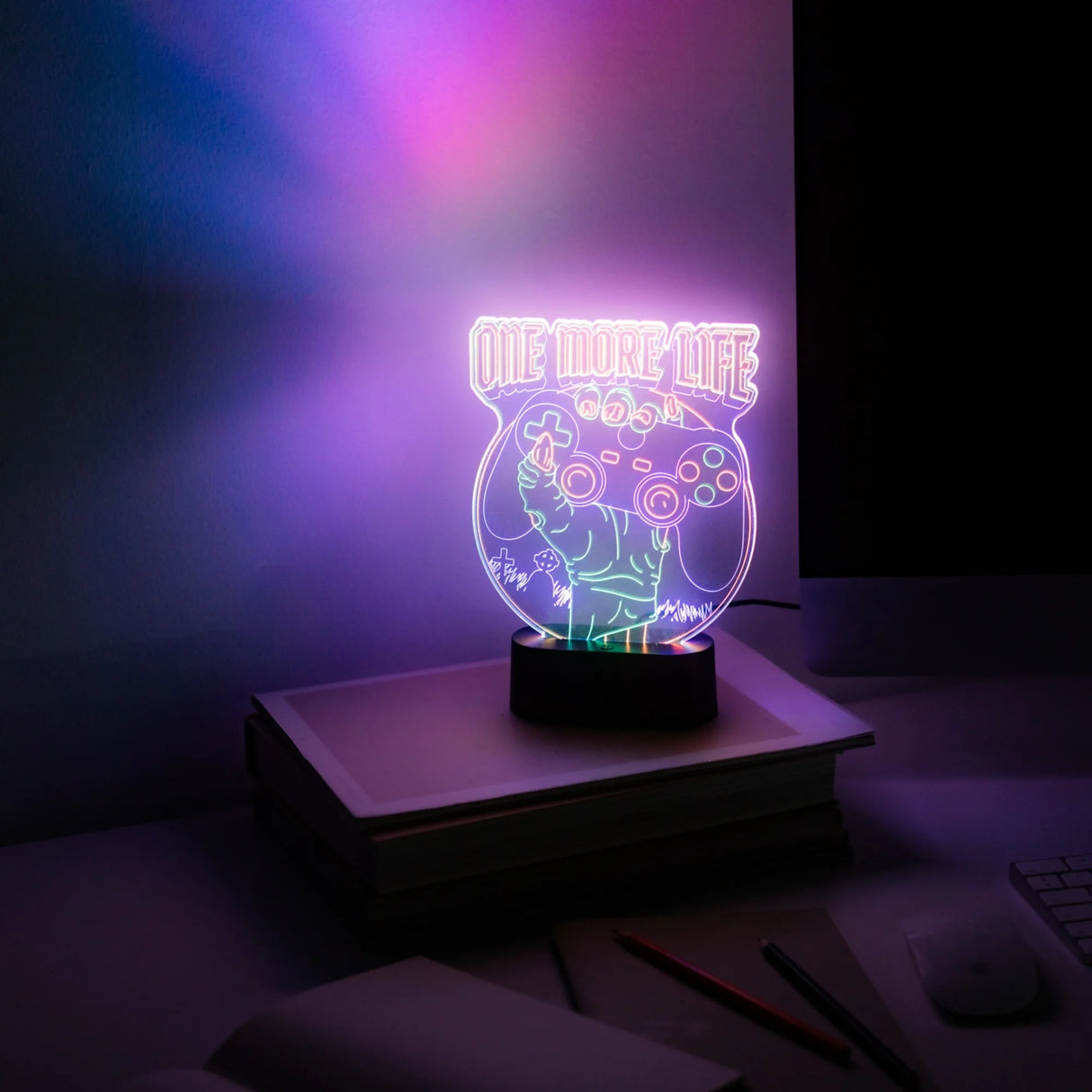 Gameration One More Life Led Table Lamp