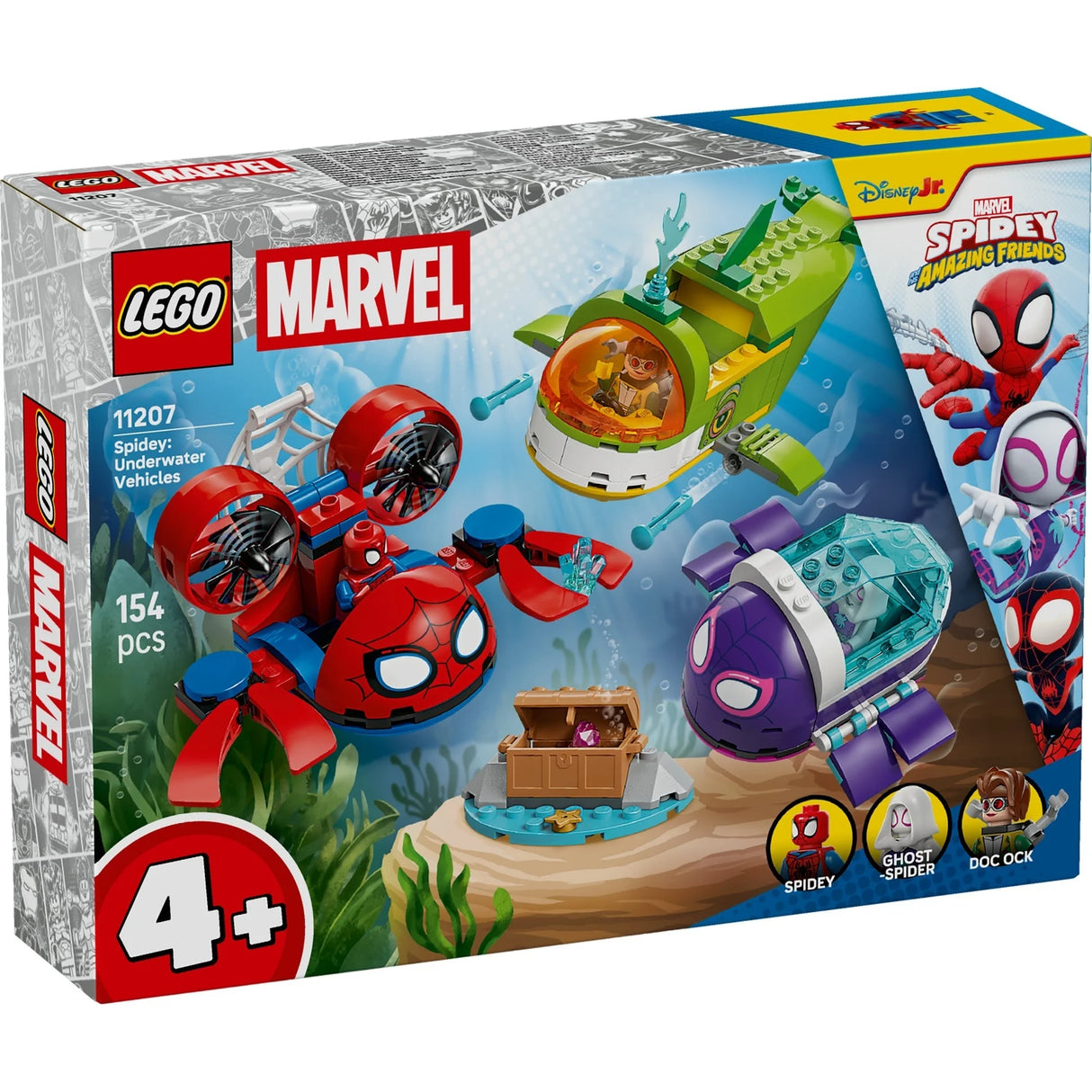 LEGO Marvel Spidey Underwater Vehicles Building Toy 11207