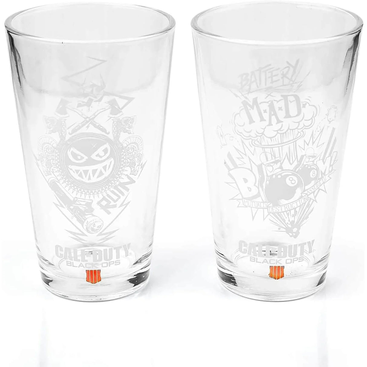 Call of Duty Two Pack of Glasses in a Presentation Box