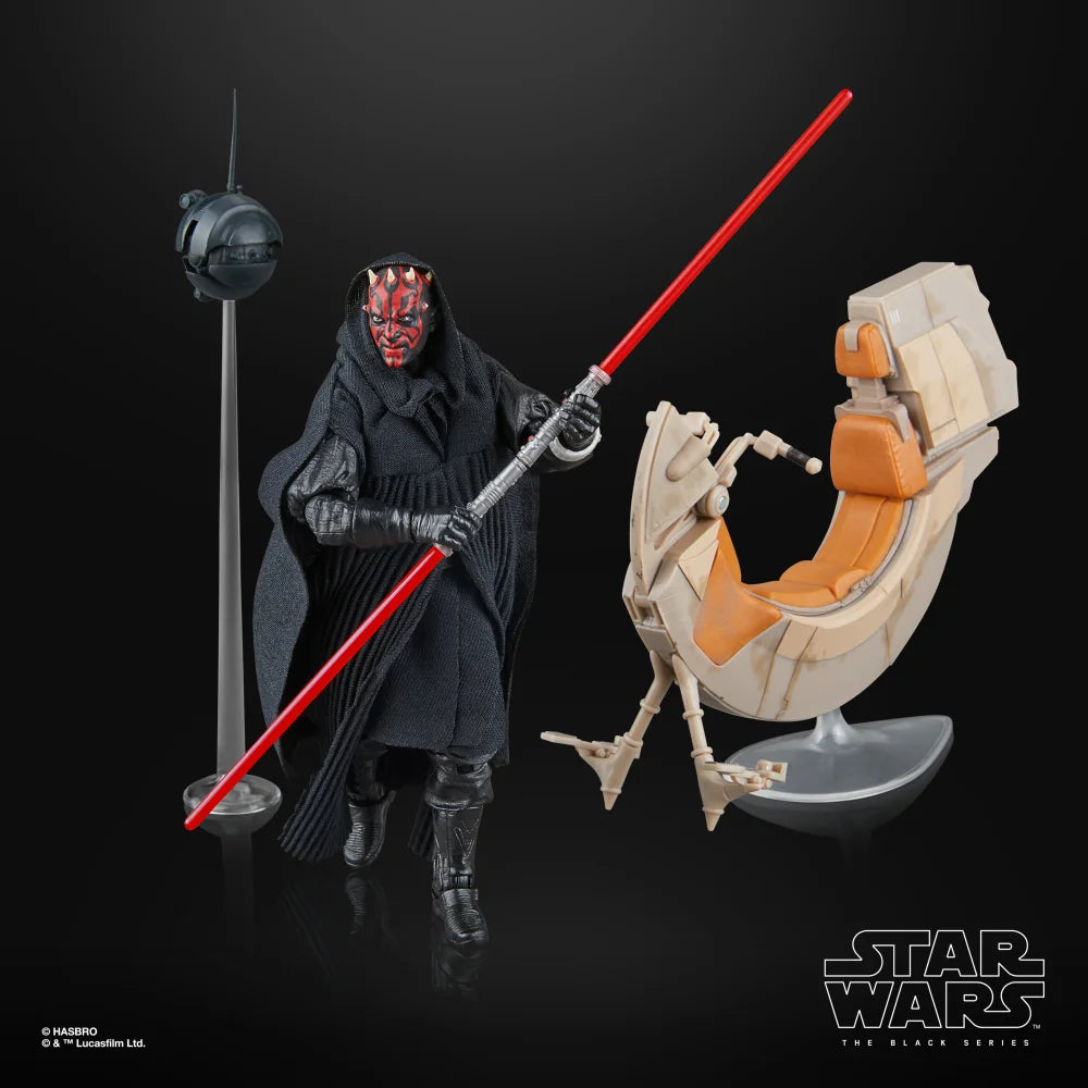 Star Wars The Black Series Darth Maul Sith Speeder Collectible Action Figure Vehicle (6)
