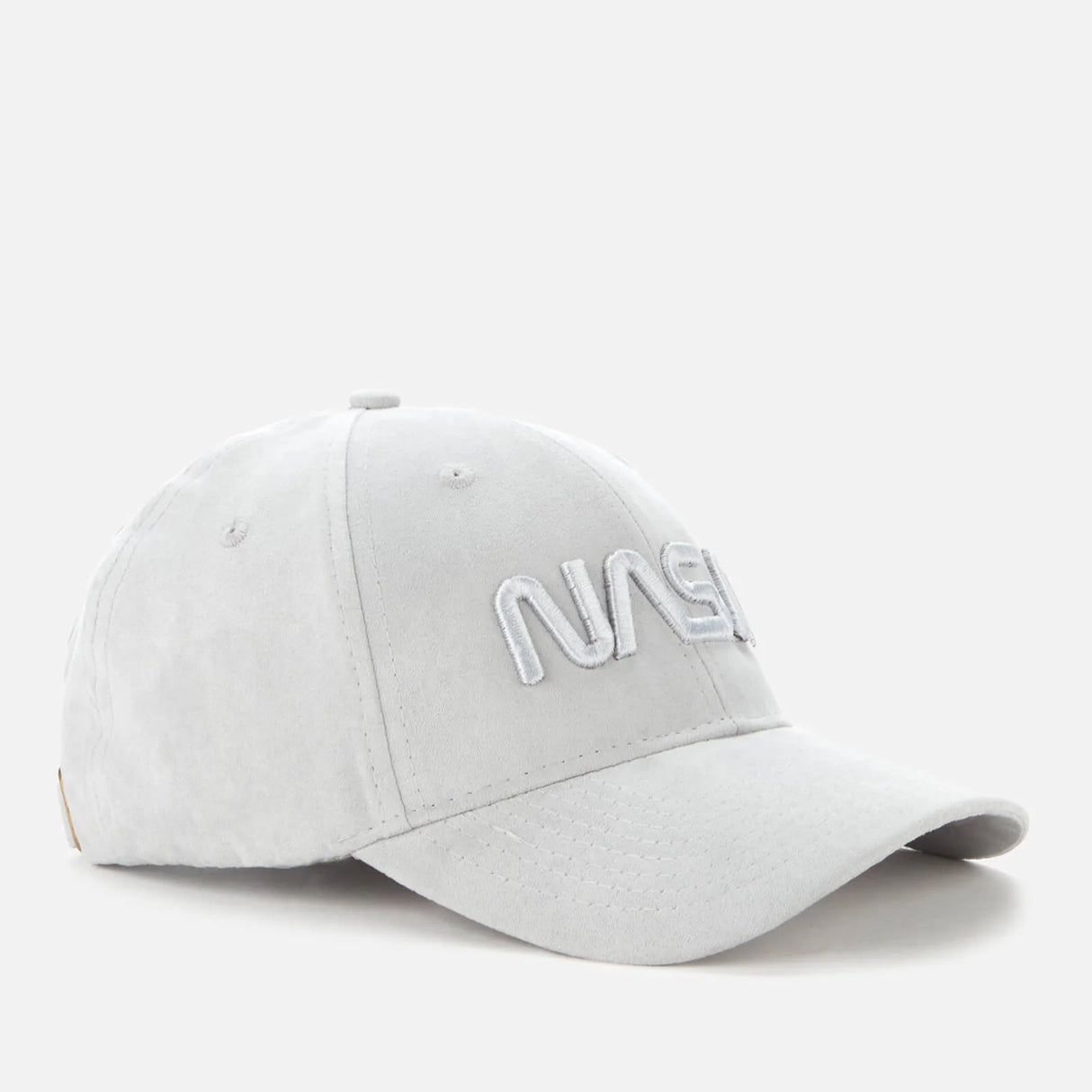 NASA 3D Embroidered Suede Cap - Grey