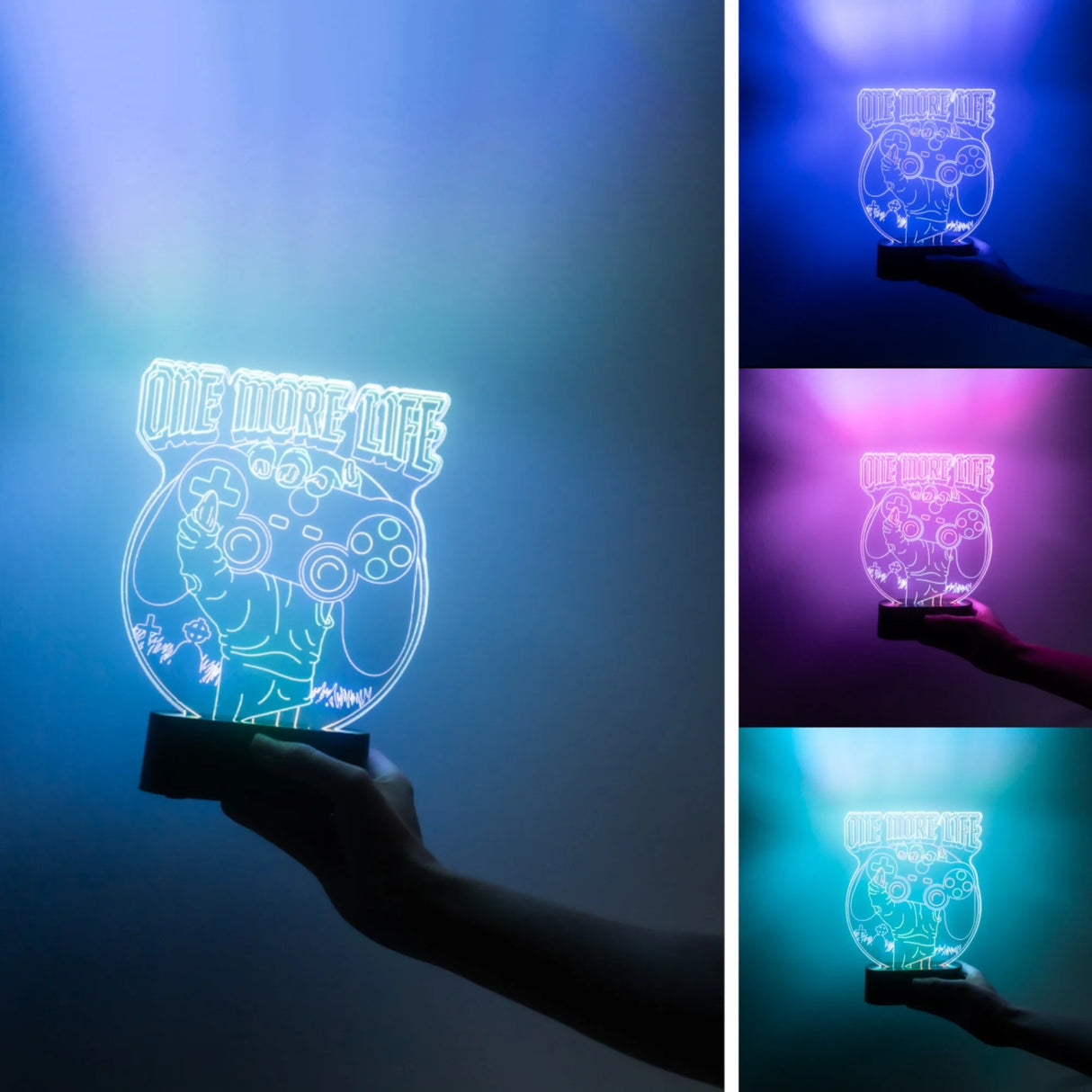 Gameration One More Life Led Table Lamp