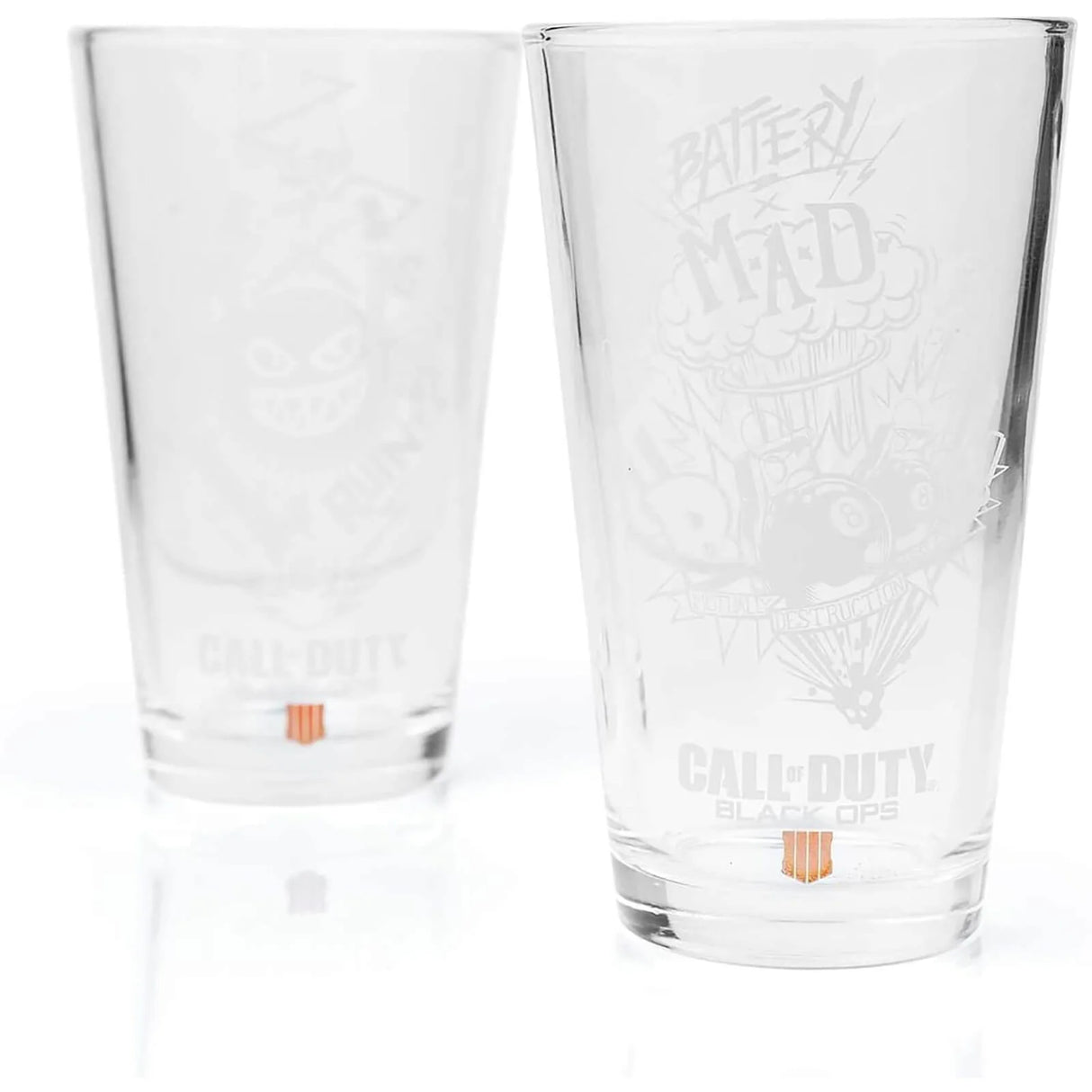 Call of Duty Two Pack of Glasses in a Presentation Box