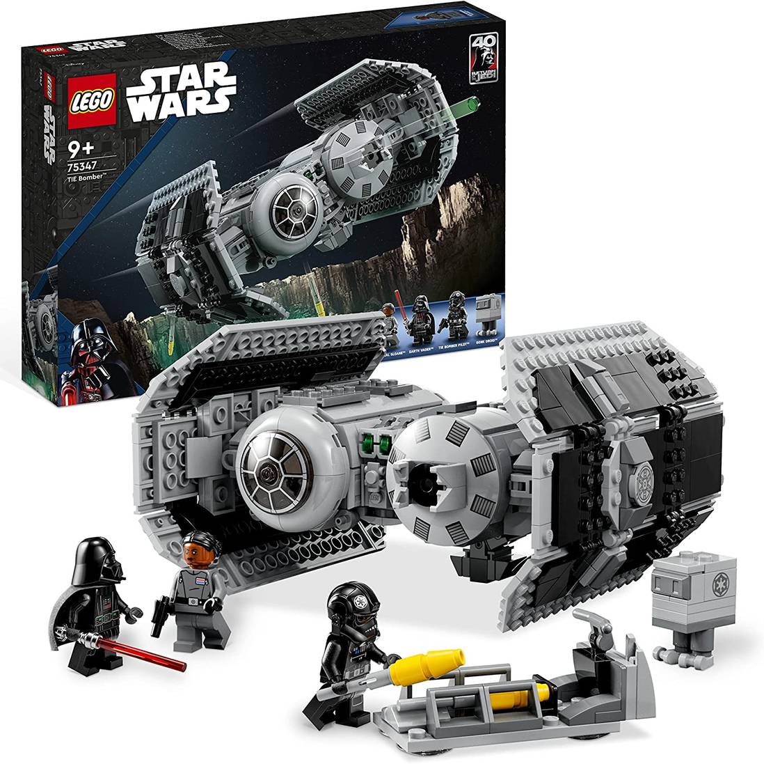 LEGO Star Wars TIE Bomber Starfighter Buildable Toy (75347)