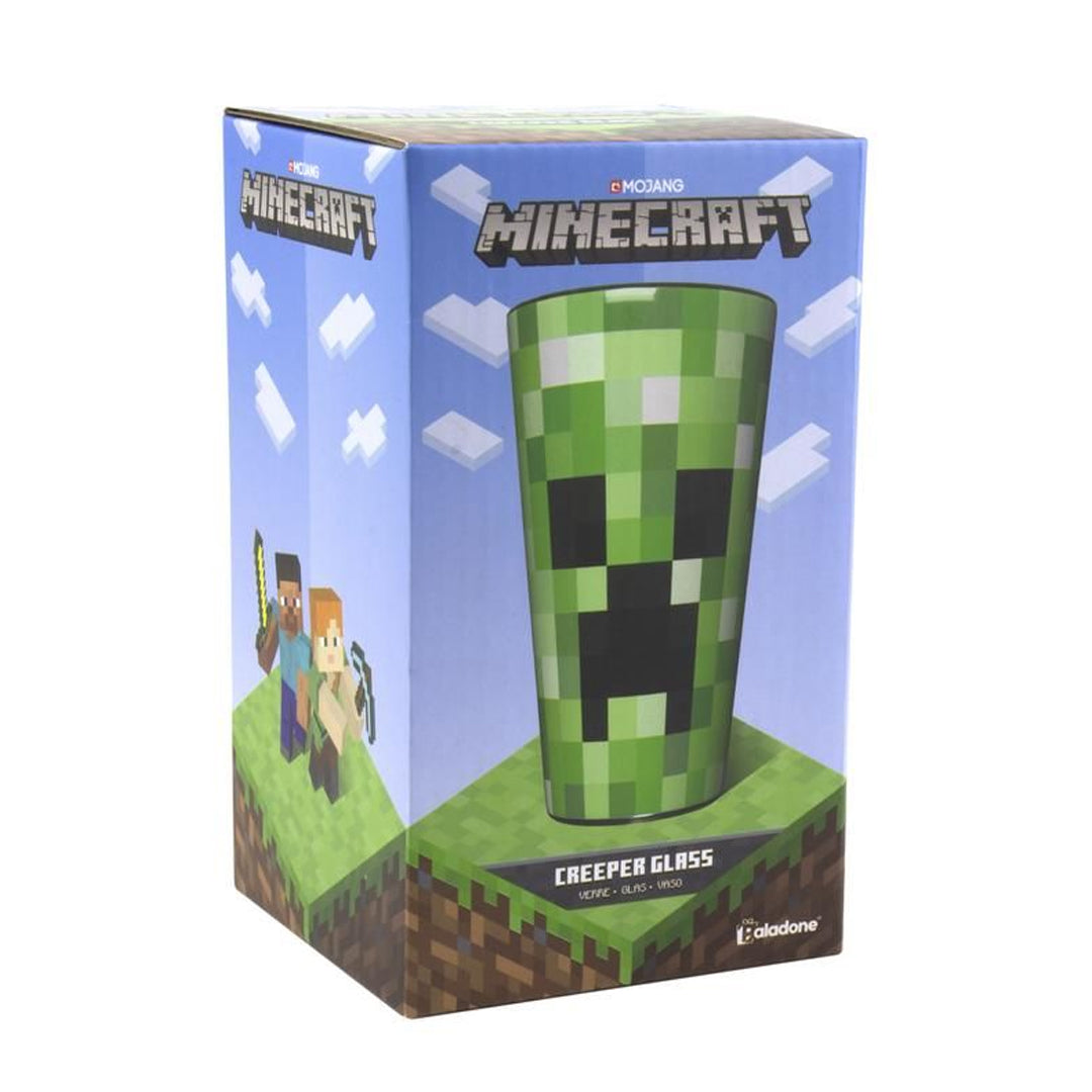 Minecraft Pint Glass Creeper