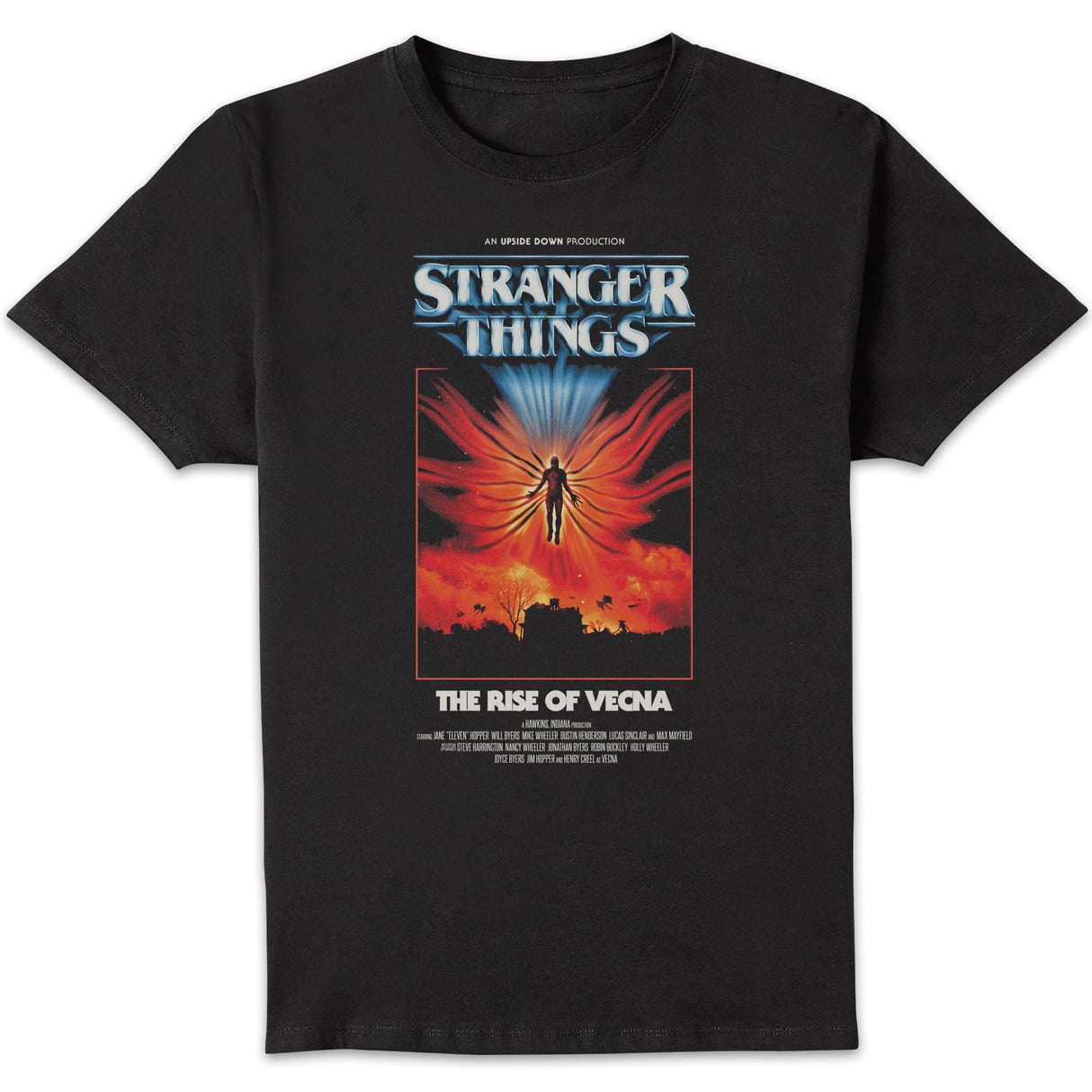 Stranger Things The Rise Of Vecna T-Shirt - Black