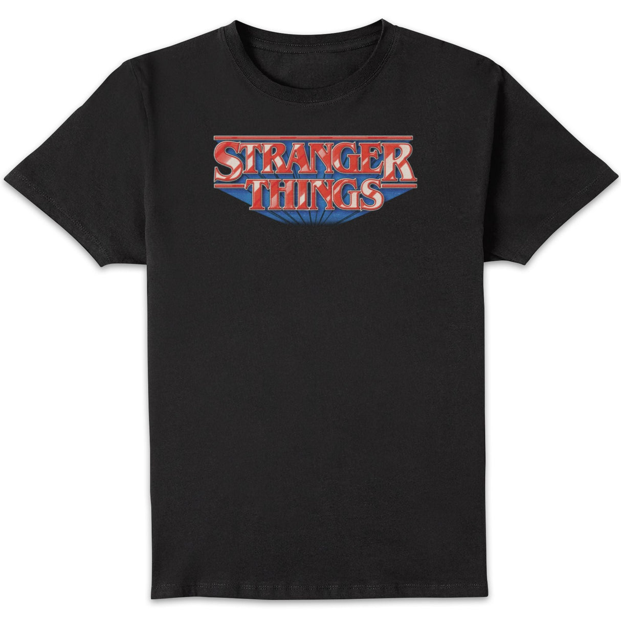 Stranger Things Retro Logo T-Shirt - Black
