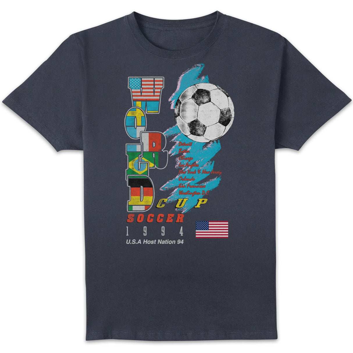 World Cup USA 94 Retro Football T-Shirt