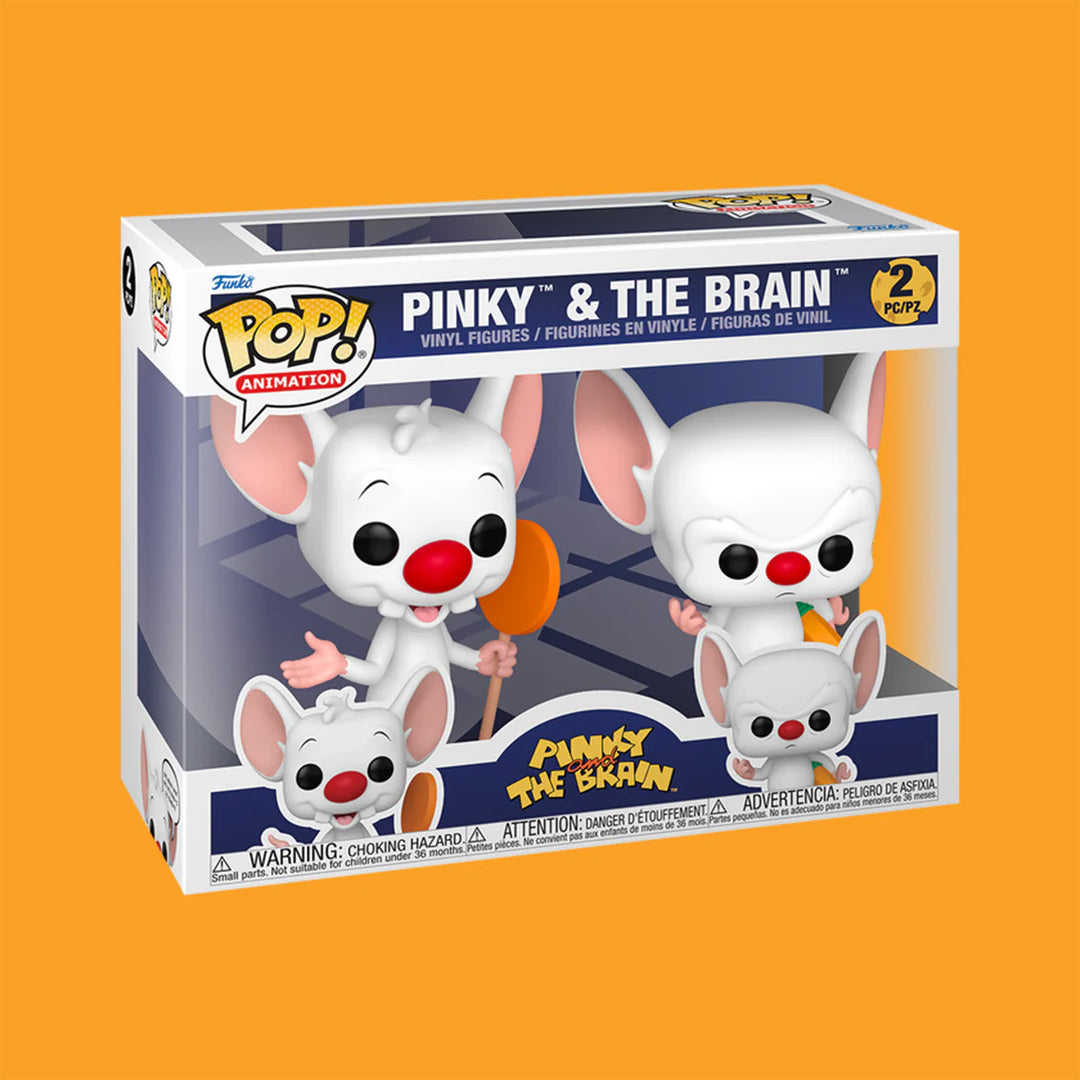 Animaniacs POP! Television Vinyl Figures 2-Pack Pinky & The Brain 9 cm