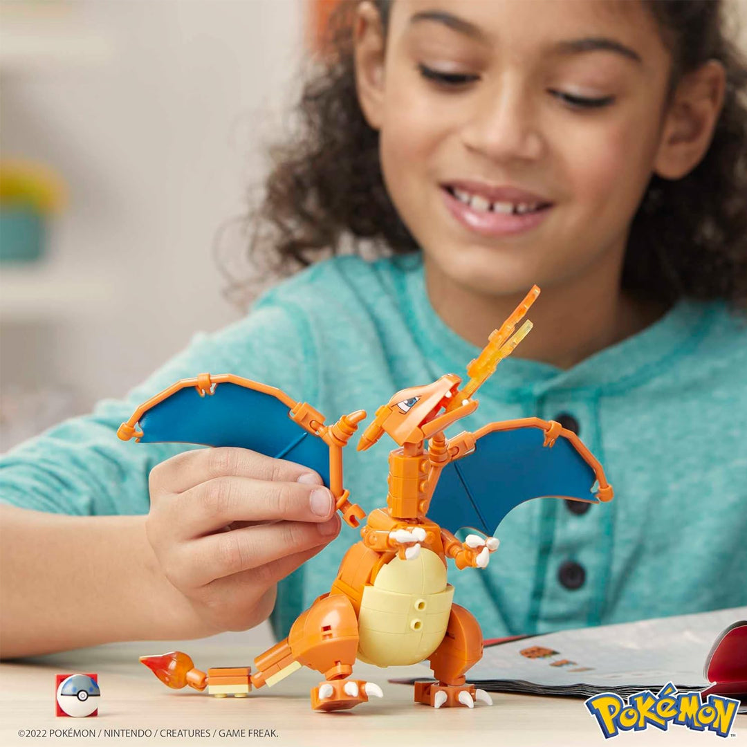 Pokemon Mega Construx Wonder Builders Construction Set Charizard 10 cm