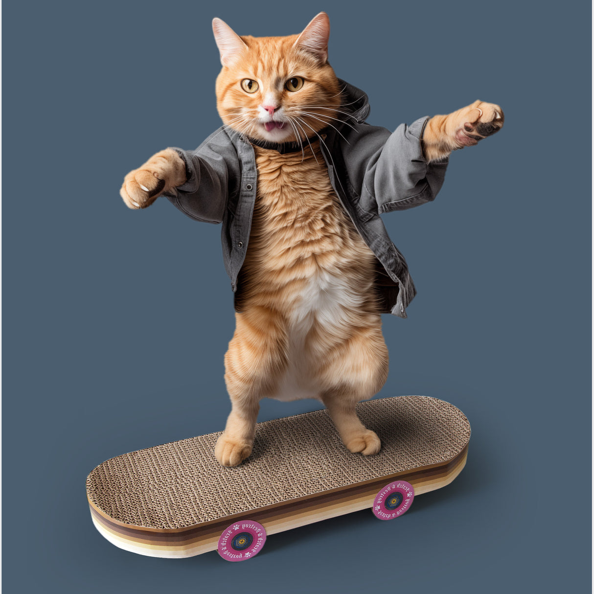 Cat Scratch Skateboard