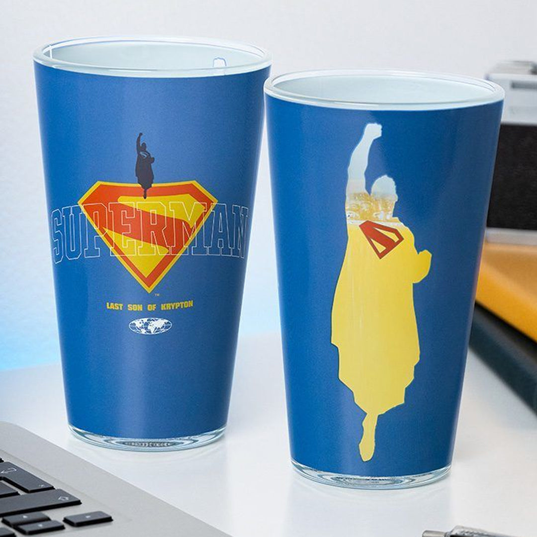 DC Comics Pint Glass Superman