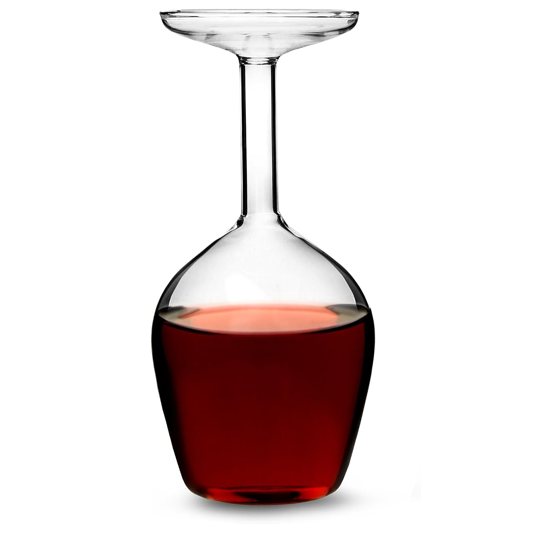 Upside Down Wine Glass