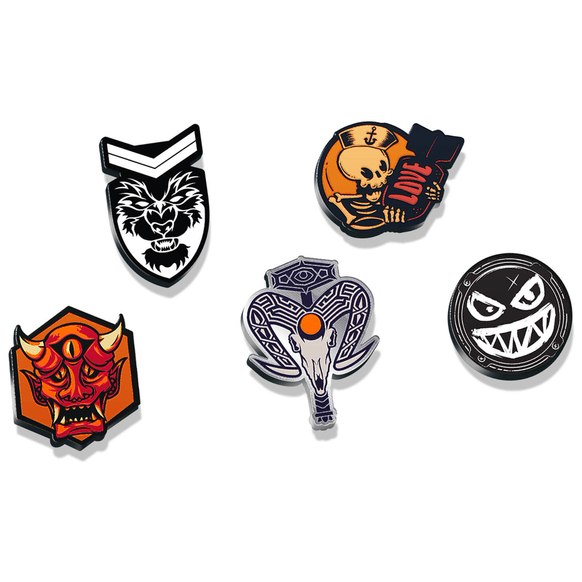 Call Duty Ops IV Codebox Pin Enamel Badges