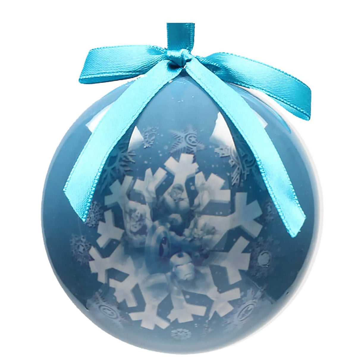 Marvel Christmas Bauble - Characters White