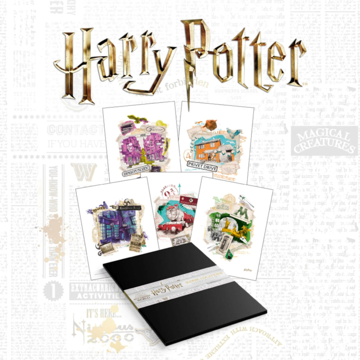 Harry Potter Premium Lithograph Set 10 Art Prints
