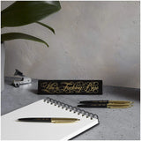 Like a F*cking Boss Desk Sign