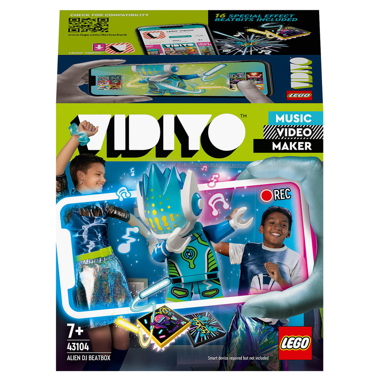 LEGO VIDIYO™ Alien DJ BeatBox 43104 Building Kit (73 Pieces)