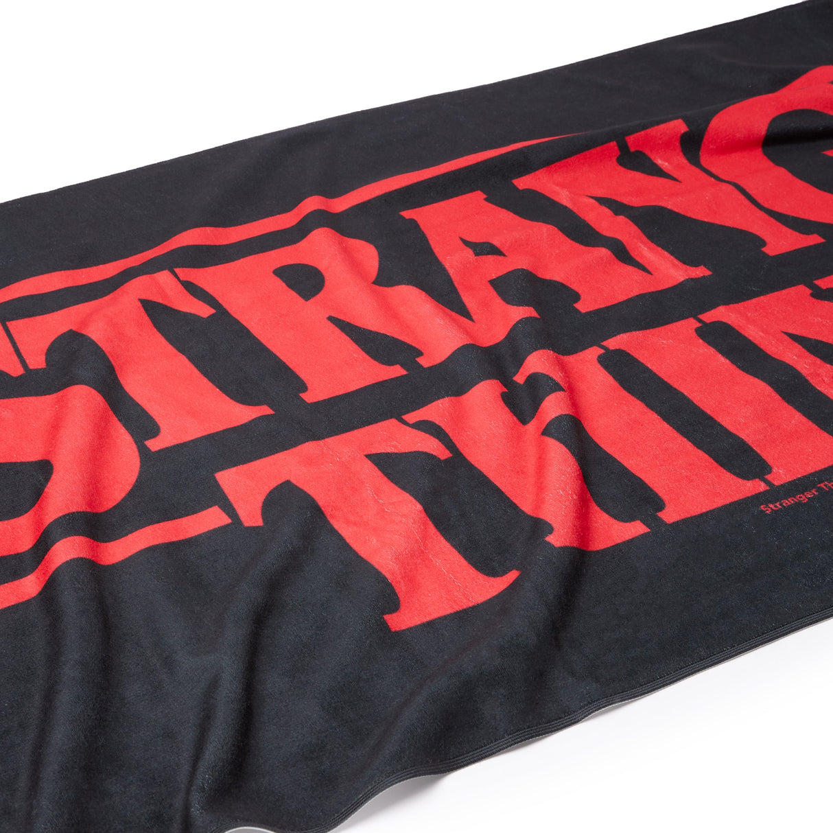 Stranger Things Logo Beach Towel