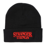 Stranger Things Logo Beanie -Black