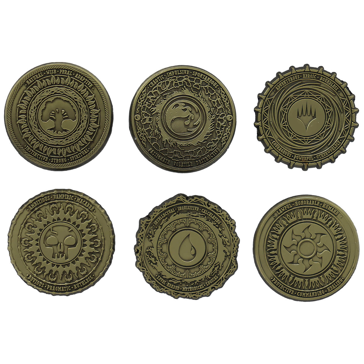 Magic the Gathering Limited edition set of 6 pins by Fanattik