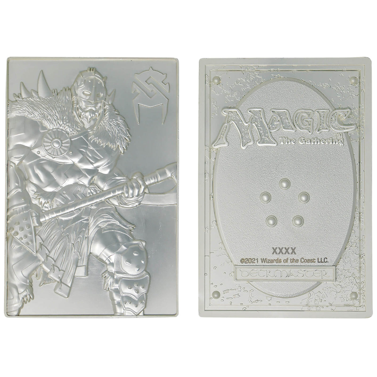 Magic Gathering Limited edition Plated Ingot featuring Garruk Fanattik