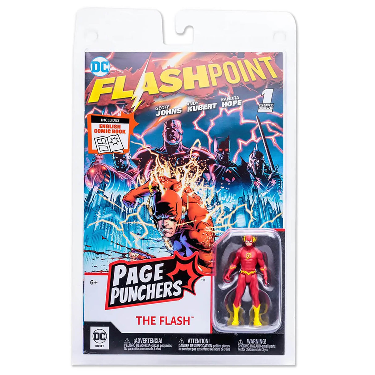 McFarlane DC Direct - 3IN Comic With Figure WV1 - The Flash (Flashpoint)